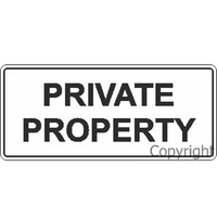 Private Property Sign