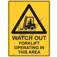 Watch Out Forklift Operating in This Area