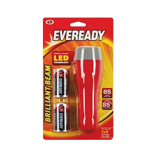 Eveready Brilliant Beam Torch with 2 x D batteries