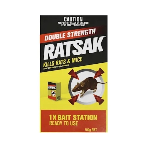 Ratsak Double Strength 350g Bait Station