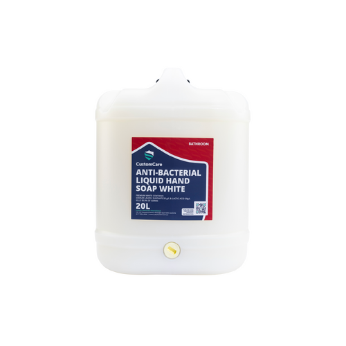 Custom Care Anti-Bacterial Liquid White Hand Soap 20L