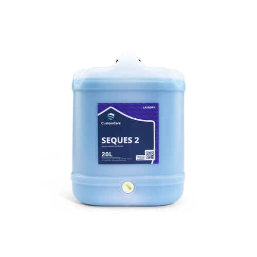 Custom Care Seques 2 Liquid Laundry Detergent 20L