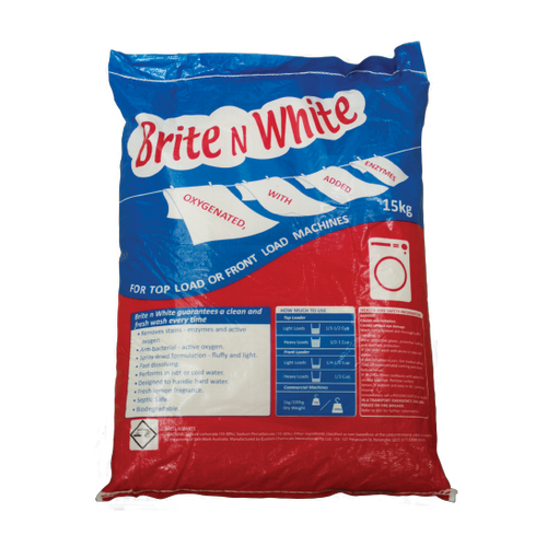 Custom Care Brite n White Laundry Powder 15kg