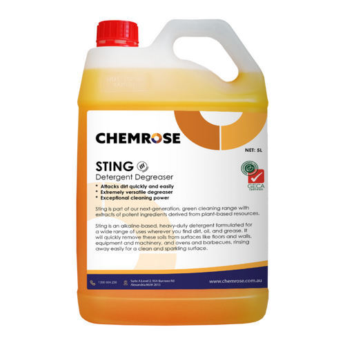 Chemrose Sting Heavy Duty Detergent Degreaser 5L