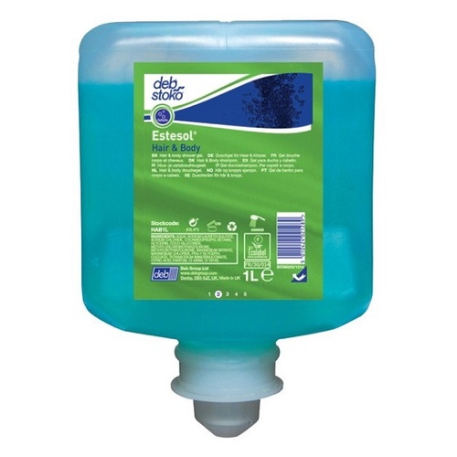 Deb Estesol Hair & Body Wash 1L GECA