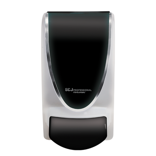 Deb Quickview Transparent Manual Dispenser 1L - Black
