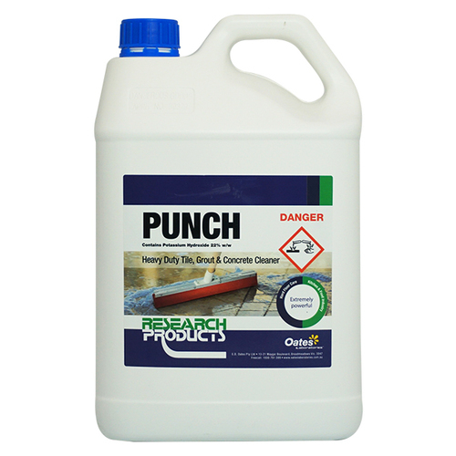 Punch Heavy Duty Tile, Grout & Concrete Cleaner 5L