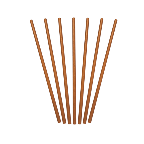 Castaway Envirostraws Regular Paper straws - Brown, 5mm bore 2500/ctn