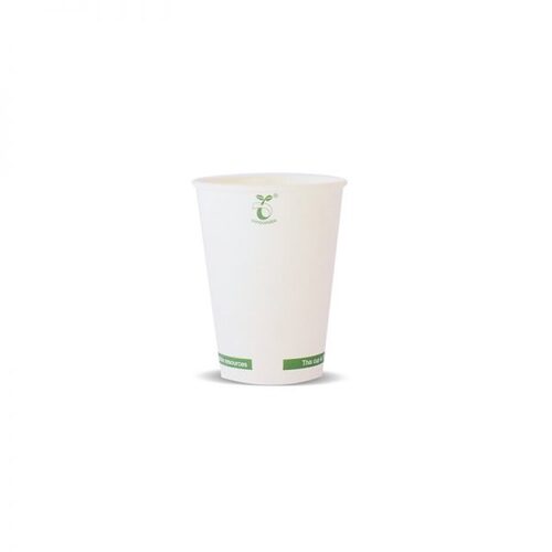 Earth Pack 12oz Compostable Cups White 1000/ctn