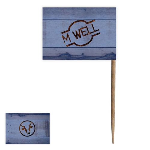 One Tree Steak Marker Flag - Medium Well 200pack