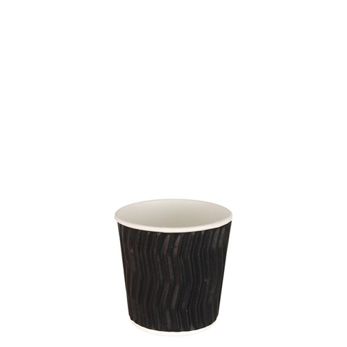 Capri 4oz Cool Wave Coffee Cups Black 1000/ctn