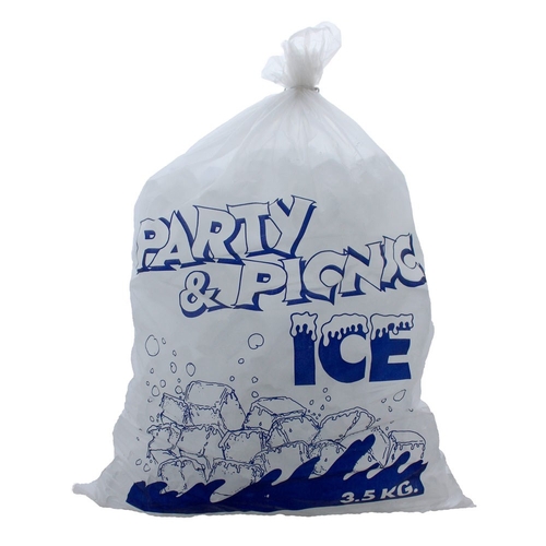 3.5kg Heavy Duty Clear Ice Bags 470 x 300mm 2000/ctn