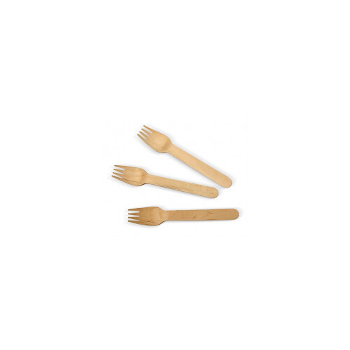 Coated Wooden Fork - 2,000 pcs/ctn