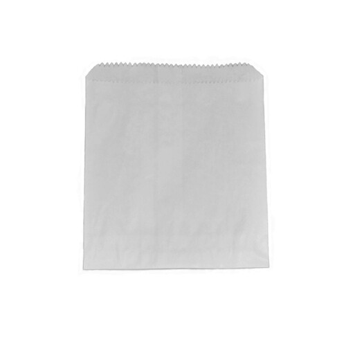 Greenmark 2 Square White Double Lined Grease Proof Paper Bags - 500 pc/ctn