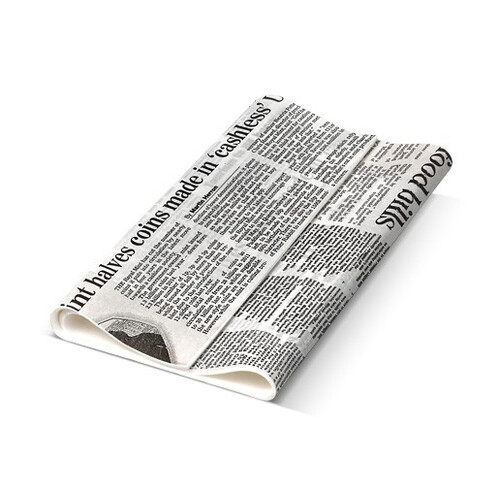 Newsprint Greaseproof Paper 200pc