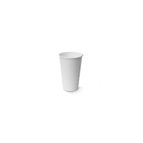 Lid for PLA Coated Coffee Cup White Single Wall 12oz - 1,000 pc/ctn