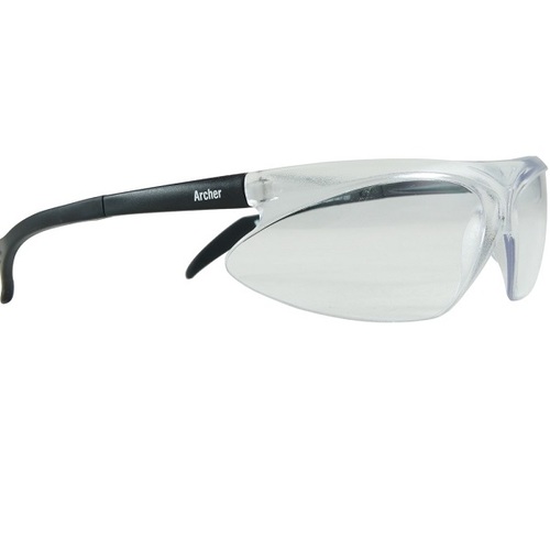 Archer Black Temple Clear Anti-Fog Safety Glasses 12pack