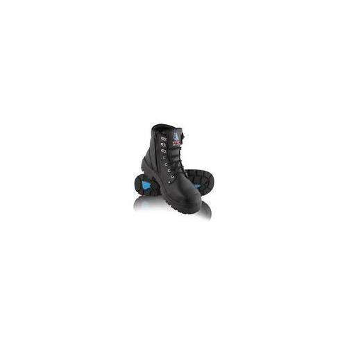 Steel Blue 332152 Lace Up Zip Bump Cap Safety Boot Black