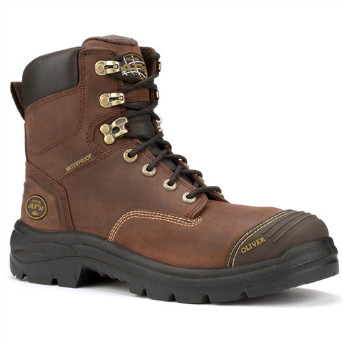 Oliver 6" 55 Series Lace Up Waterproof Boot - Brown