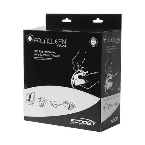 Pro Choice Aqua Clean Plus Dispenser Box - 500 Pre-Moistened Wipes