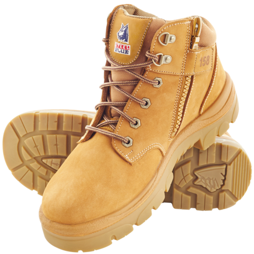 Steel Blue Parkes Zip Safety Boots Wheat