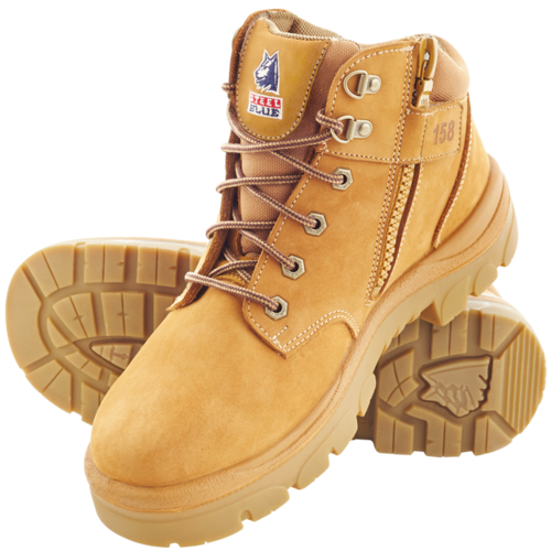 Steel Blue Parkes Zip Safety Boots Wheat 