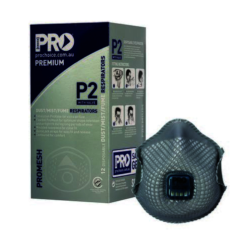 Pro Choice  Dust Masks Promesh P2+Valve 12/box