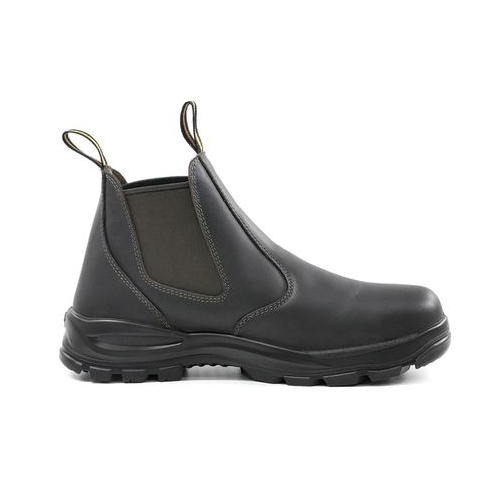 Bison RIDGE Slip On Safety Boot Chestnut 