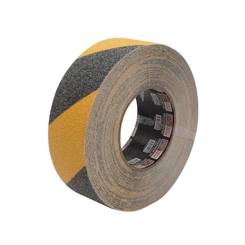 Self Adhesive Non Slip Hazard Tape Yellow & Black. 18m x 50mm
