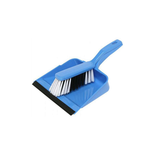 Edco Dust Pan & Brush Set - Blue