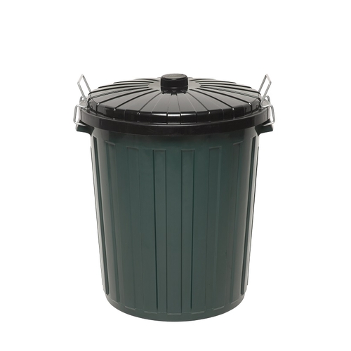 Edco 73L Green Garbage Bin with Lid