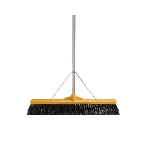 Oates 600mm Medium Stiff Poly Broom with Timber Handle