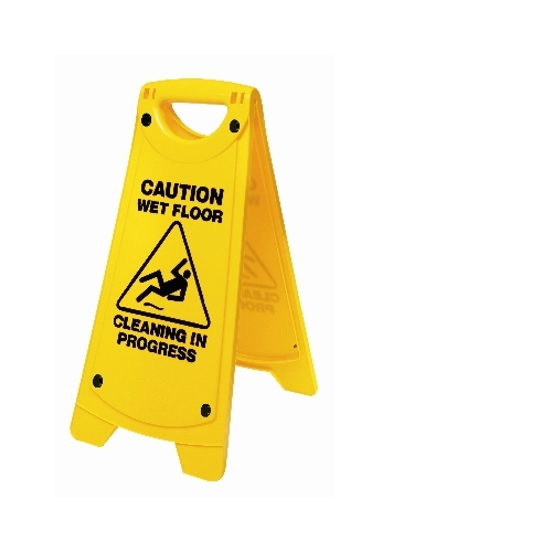 Oates A Frame Wet Floor Sign Yellow