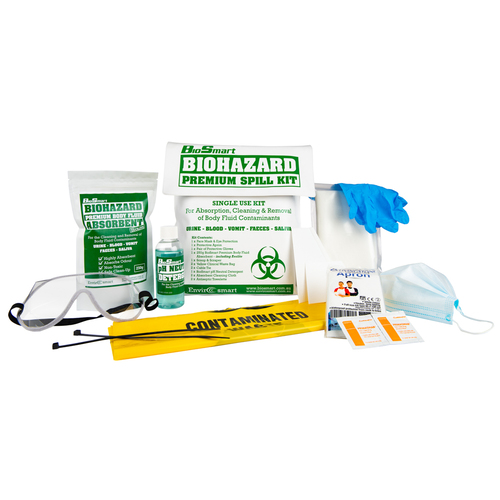 Biosmart Biohazard Premium Single Use Spill Kit