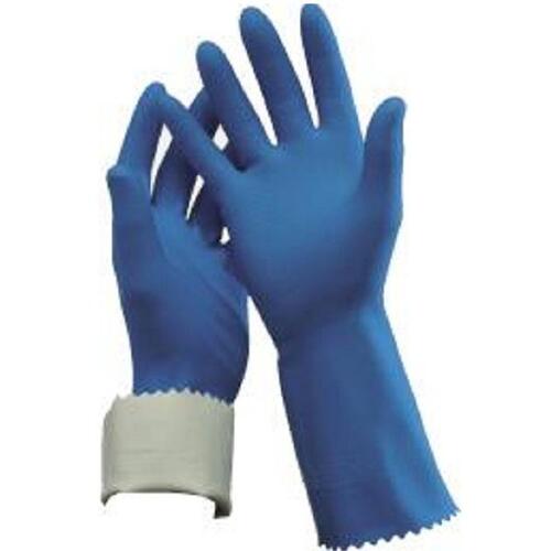Oates Flock Lined Rubber Gloves Pair Size 9