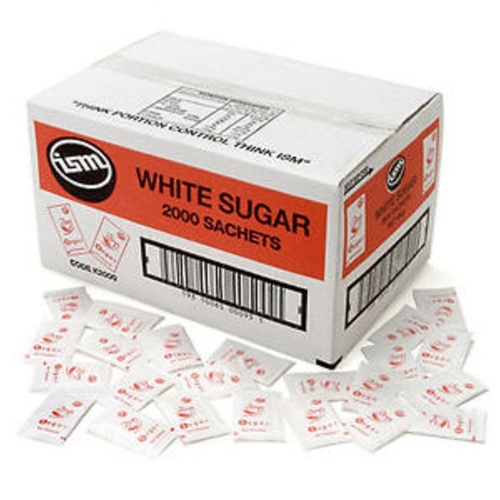 ISM White Sugar Sachets 3gm 2000/ctn