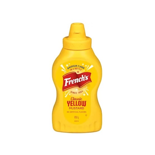 French's Classic Yellow Mustard Squeeze Bottle 850g