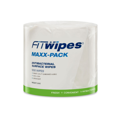 Wow Antibacterial Surface Wet Wipes 1200 per roll 4/ctn