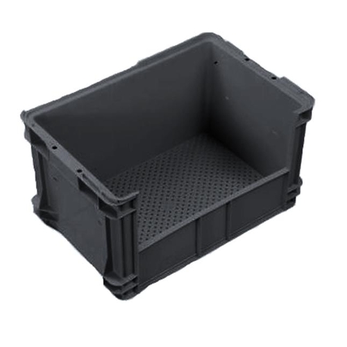 50L Side Access Crate Grey