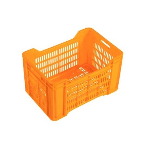 44L Ventilated Crate Orange