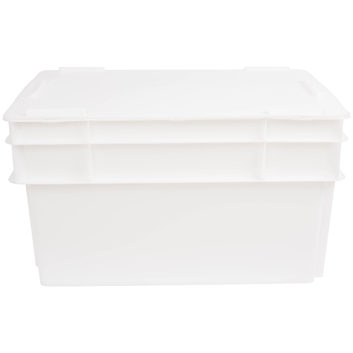 52L Ribbed Crate Solid Base Natural