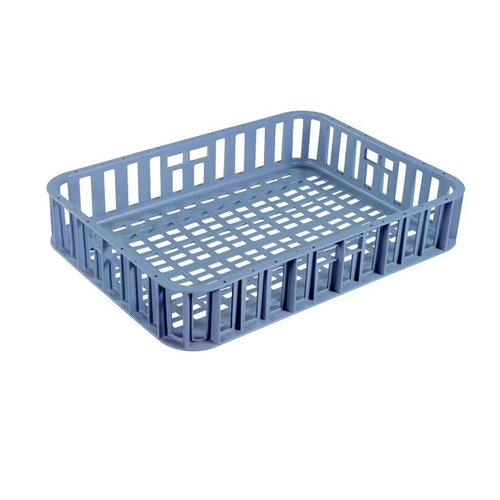 44L Ventilated Base Crate Grey
