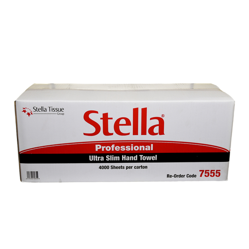 Stella Professional 1ply Ultra Slim Paper Hand Towels 4000/ctn