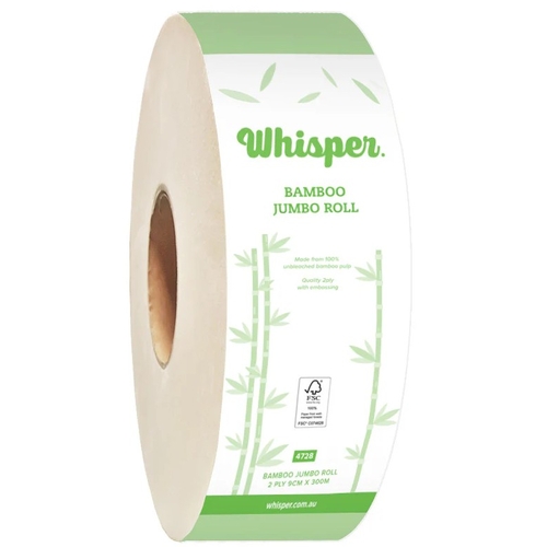 Bamboo Jumbo Roll 2Ply 230m 8 rolls/ctn