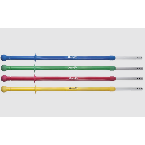 Oates Decitex Telescopic Handle Aluminium - White - 10 per carton