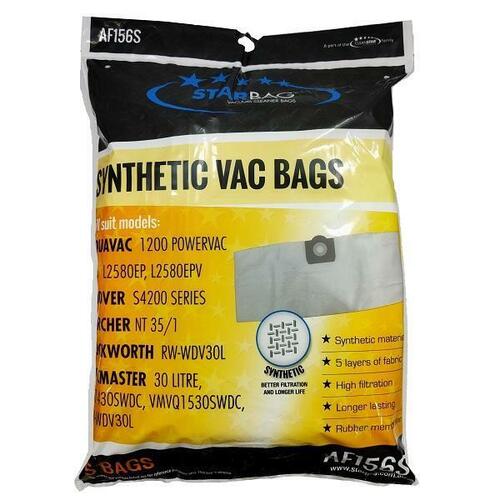 Starbag Vac Bags 5pk Synthetic
