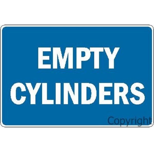 Empty Cylinders Sign