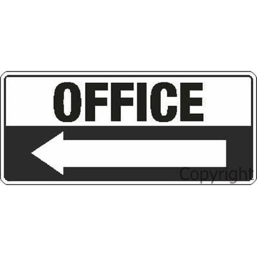 Office Sign Left Arrow