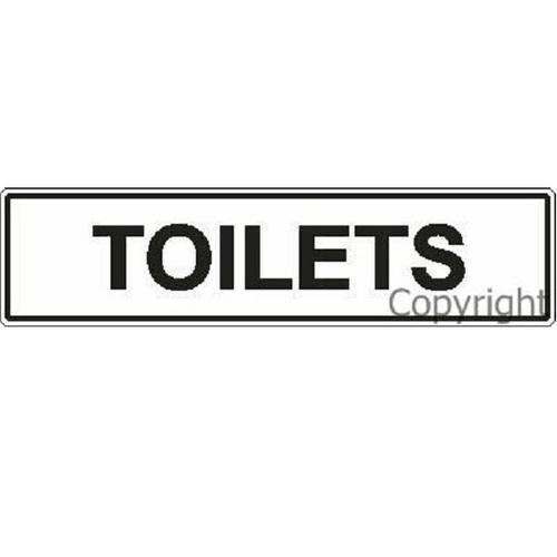 Toilets Sign