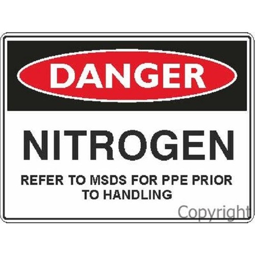 Danger Sign - Nitrogen